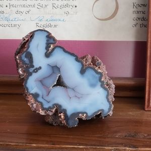Blue Agate Geode